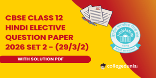 CBSE Class 12 Hindi Elective Set 2 - (29/3/2) Question Paper 2026 with Solution PDF